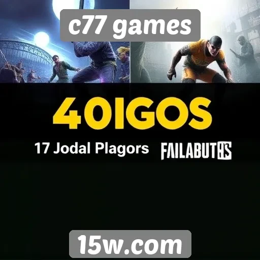 Avaliação dos jogos mais populares no C77 Games
